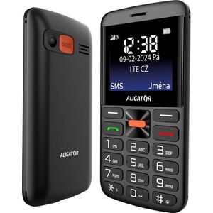 Aligator A910 Senior fekete + töltőállvány kép