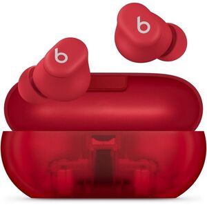 Beats Solo Buds Transparent Red kép