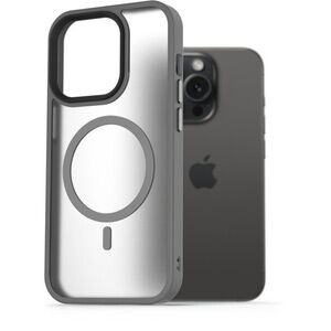 AlzaGuard Matte iPhone 15 Pro Magsafe szürke tok kép
