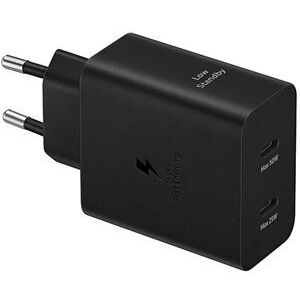 Samsung kettős USB-C (50 W) fekete töltőfej kép