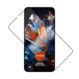 FIXED Armor applikátorral Samsung Galaxy S24+ üvegfólia, ujjlenyomat-olvasó támogatás, fekete kép