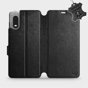 Mobiwear Samsung Xcover PRO fekete flipes bőr tok kép