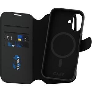 PanzerGlass CARE Apple iPhone 16 MagSafe Wallet 2in1 fekete tok kép
