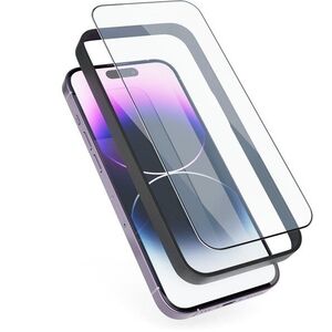 Epico Edge To Edge iPhone 14 Pro üvegfólia - 2db + felhelyező keret kép