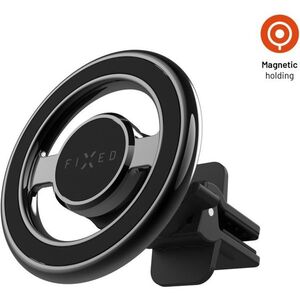 FIXED MagMount Vent telefontartó szellőzőrácsra MagSafe támogatással, fekete kép