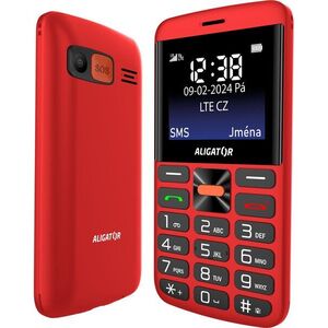 Aligator A910 Senior piros + töltőállvány kép