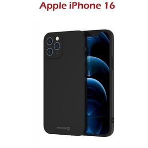 Swissten Soft Joy Apple iPhone 16 fekete tok kép