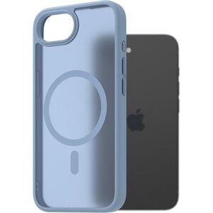 AlzaGuard Matte Case Compatible with Magsafe iPhone 16e / 17e világoskék tok kép