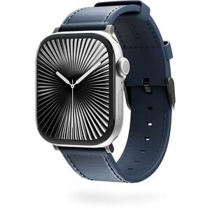 Epico bőrszíj az Apple Watch SE/Series 1-9 (42/44/45 mm)/10-11 (46 mm)/Ultra (49 mm) órákhoz - kék kép