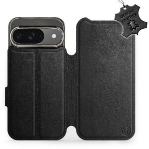Mobiwear Google Pixel 9 fekete bőr flip tok - L_BLS kép