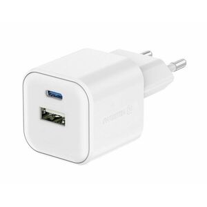Swissten 12 W 1x USB-C + 1x USB-A fehér töltőfej kép