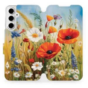 Mobiwear Samsung Galaxy A16 4G / 5G flip tok - nyári rét kép