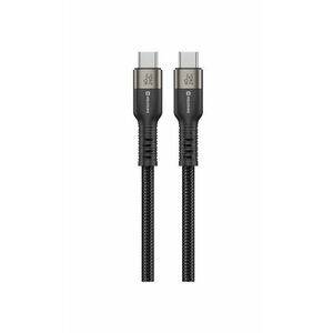 Swissten Data videokábel USB 4.0, USB-C, 240W, 0, 5 m fekete kép