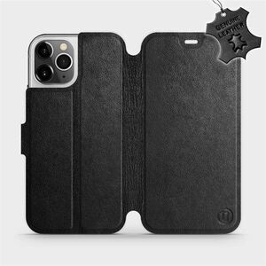 Mobiwear Apple iPhone 12 Pro fekete flipes bőr tok kép