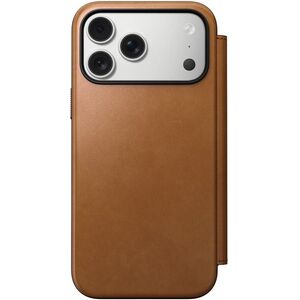 Nomad Modern Leather Folio English Tan iPhone 17 Pro Max kép
