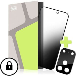 Tempered Glass Protector iPhone 17 Pro Max üvegfólia - Privacy Glass + kamera védő fólia, tokbarát kép
