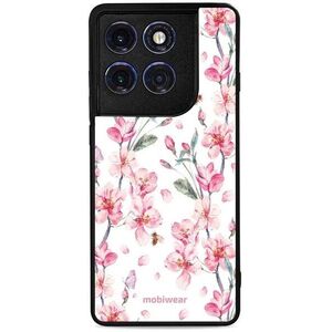 Mobiwear Glossy Motorola Edge 60 Pro virágmintás fényes tok kép