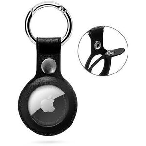 Epico Leather Case AirTag (1.-2. gen) - fekete kép