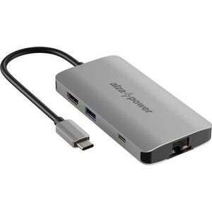 AlzaPower Metal USB-C Dock Station 8in1 - asztroszürke kép