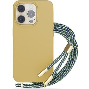 Epico iPhone 14 Pro Max szilikon tok nyakpánttal - homok kép