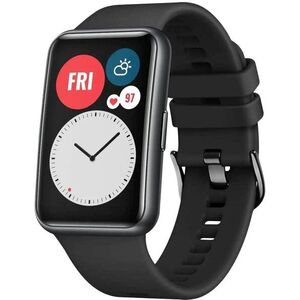 FIXED Silicone Strap Huawei Watch FIT - fekete kép