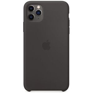 Apple iPhone 11 Pro Max fekete szilikon tok kép