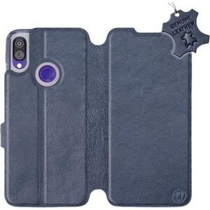 Mobiwear Xiaomi Redmi Note 7 kék flipes bőr tok kép