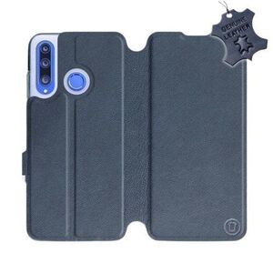 Mobiwear Honor 20 Lite kék bőr flip tok kép