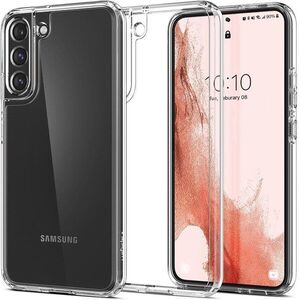 Spigen Ultra Hybrid Crystal Samsung Galaxy S22 5G átlátszó tok kép