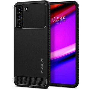 Spigen Rugged Armor Samsung Galaxy S21 FE 5G fekete tok kép