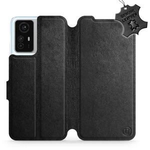 Mobiwear Xiaomi Redmi Note 12S fekete bőr flip tok - L_BLS kép