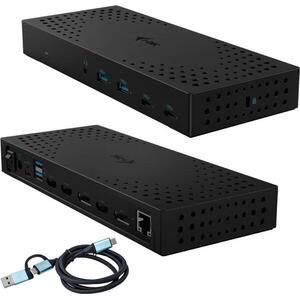 i-tec USB 3.0 / USB-C / Thunderbolt, 3x 4K Docking Station Gen 2 + Power Delivery 100W kép