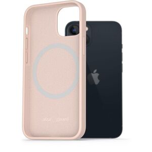 AlzaGuard Silicone Case Compatible with Magsafe iPhone 13 rózsaszín tok kép