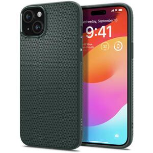 Spigen Liquid Air Abyss Green iPhone 15 tok kép