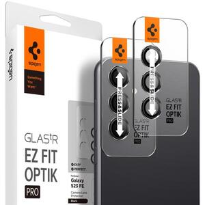 Spigen Glass tR EZ Fit Optik Pro 2 Pack Samsung Galaxy S23 FE üvegfólia - fekete kép