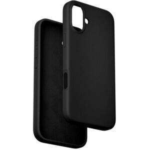 Vention Liquid Silicone Case for iPhone 16 Plus with MagSafe Black tok kép