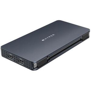 HyperDrive Universal Silicon Motion USB-C 10in1 Dual HDMI kép
