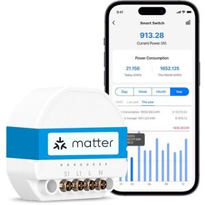 Meross Smart Wi-Fi In-Wall Switch Neutral Wire Required kép