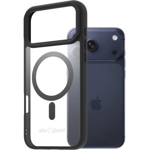 AlzaGuard Clear TPU iPhone 17 Pro Max fekete Magsafe tok kép