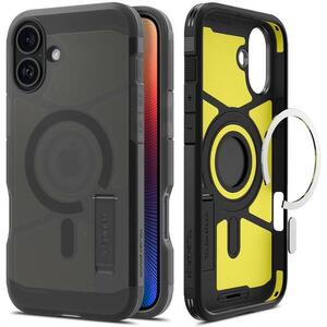 Spigen Tough Armor MagSafe Frost Black iPhone 16 tok kép