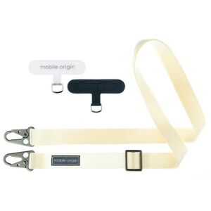 Mobile Origin Lanyard Tape 25mm, 84 - 165cm - White kép