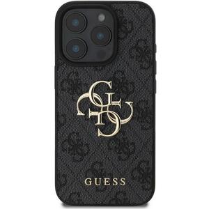 Guess PU 4G Metal Logo iPhone 16 Pro Grey tok kép