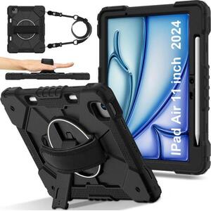 Sunny iPad Air 11 (2024) fekete outdoor tok kép