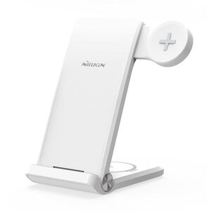 Nillkin PowerTrio Samsung Watch vezeték nélküli töltő 3in1 - fehér kép