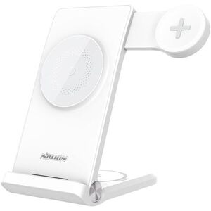 Nillkin PowerTrio 3 az 1-ben MagSafe vezeték nélküli töltő Samsung Watch-hoz White kép