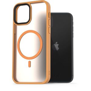 AlzaGuard Matte iPhone 11 Magsafe sárga tok kép