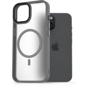 AlzaGuard Matte iPhone 15 Magsafe szürke tok kép