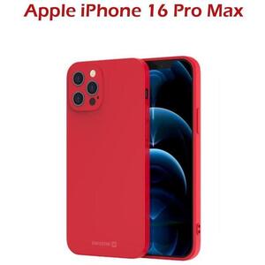 Swissten Soft Joy Apple iPhone 16 Pro Max piros tok kép