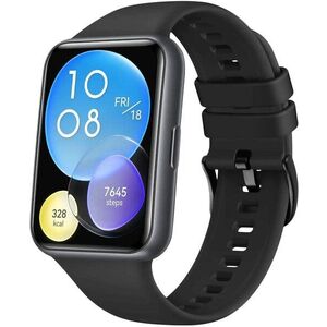 FIXED Silicone Strap Huawei Watch FIT2 - Fekete kép