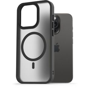 AlzaGuard Matte Case iPhone 15 Pro MagSafe fekete tok kép
